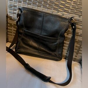 The Sak black leather crossbody